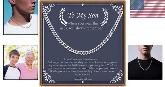 Chunky Stainless Steel Cuban Link Chain for Men – Elegant Gift for Father's Day