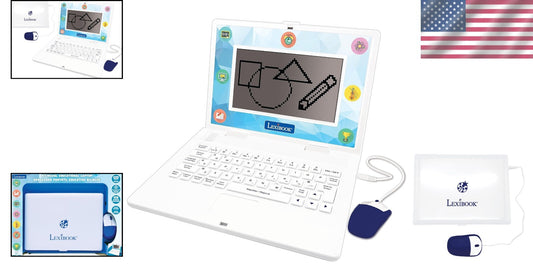 Interactive English/Spanish Learning Laptop for Kids - 170 Fun Educational Games