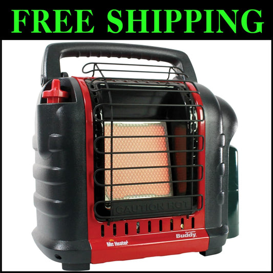 Safe & Efficient 4,000-9,000 BTU Propane Buddy Heater for Camping & Workshops
