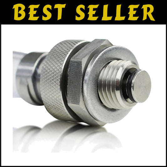 Compact High-Quality Oil Drain Plug with Quick Valve - USA Made for Various Cars