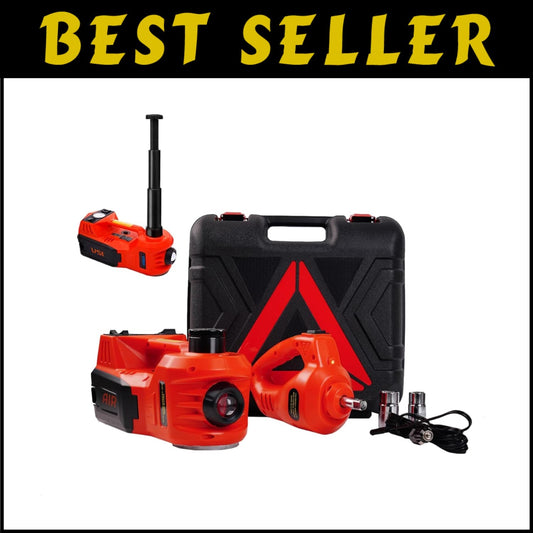 Professional Electric Hydraulic Jack with Built-in Inflator – Ultimate Car Tool