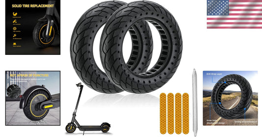9.41 Inch Solid Rubber Tire for Electric Scooters - Abrasion and Explosion-Proof