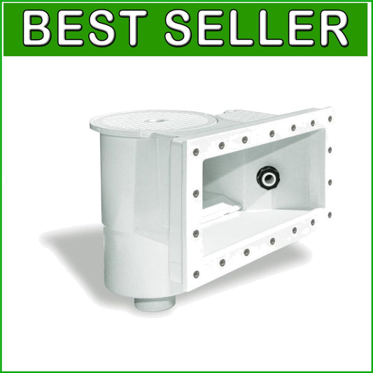 Durable Thru-Wall Pool Skimmer Kit with Large Debris Basket & Easy Installation