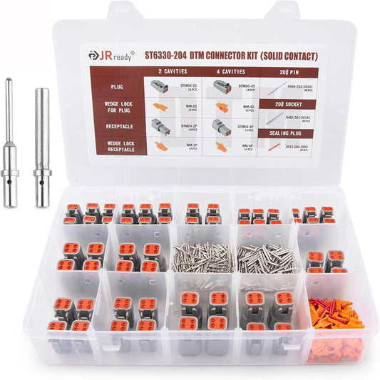 Durable Deutsch DTM Connector Set - 30 Waterproof Connections for Versatile Use