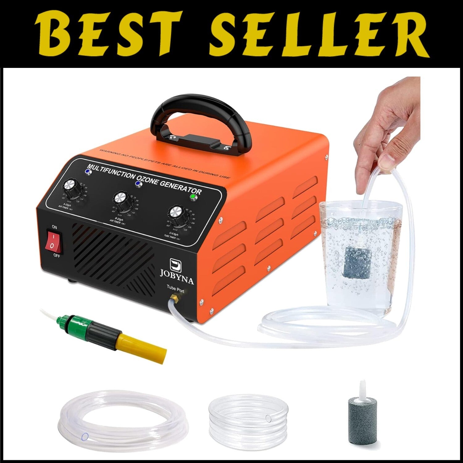 Ozone Machine 40,000mg/h Air & 500mg/h Water - Powerful Odor Eliminator for Home