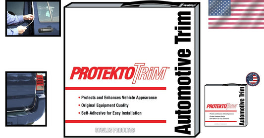 Chrome Self-Adhesive Vehicle Trim - 50ft UV-Proof Protection Against Scratches