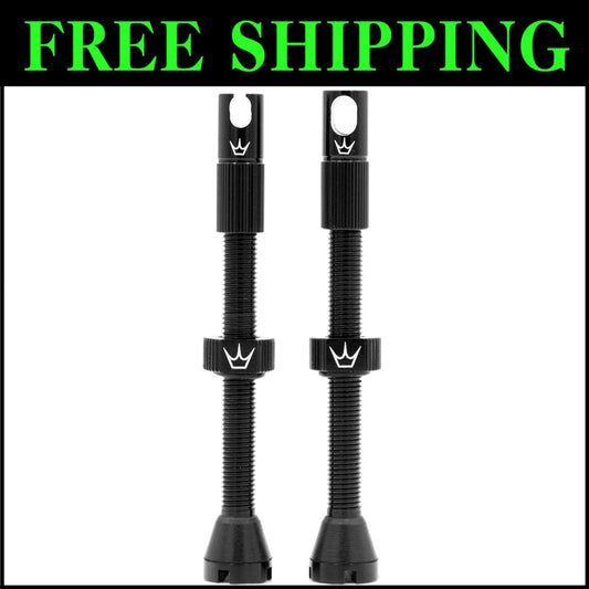 X Chris King Tubeless Valves with Integrated Spoke Key - Lightweight & Durable