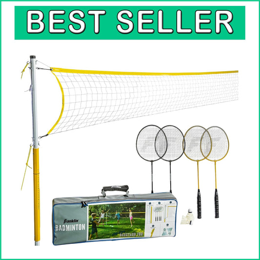 All-in-One Badminton Set: Rackets, Birdies, Net & Accessories for Outdoor Fun