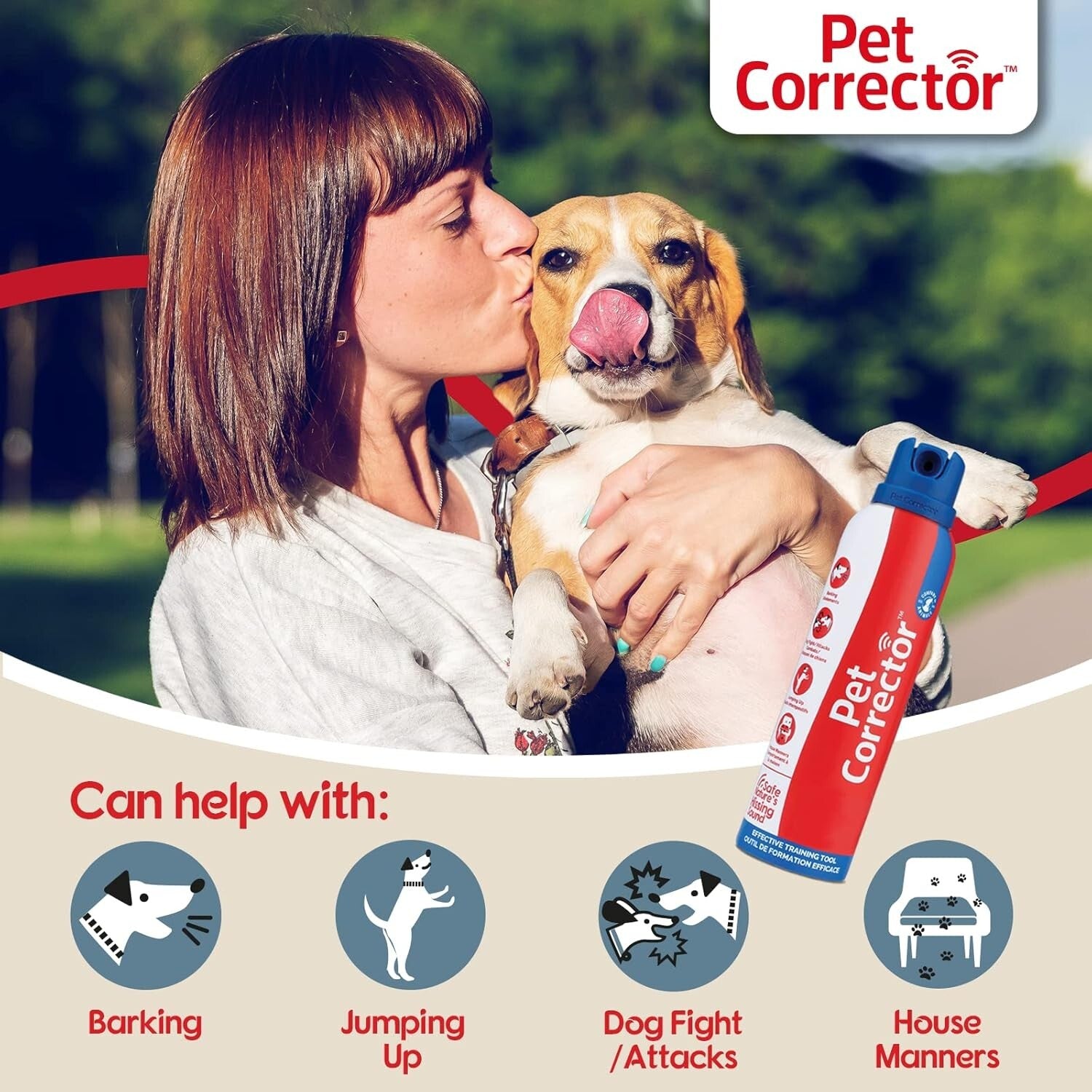Pet Corrector Dog Trainer 50ml Pack of 4 - Stops Barking & Bad Behaviour