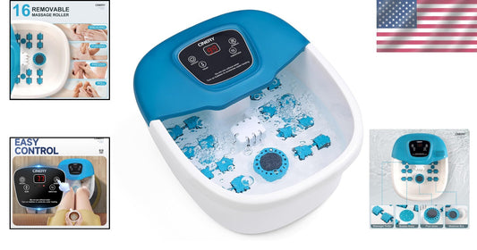 FIAHNG Foot Spa Massager: Heat, Bubbles & Vibration for Ultimate Foot Relaxation