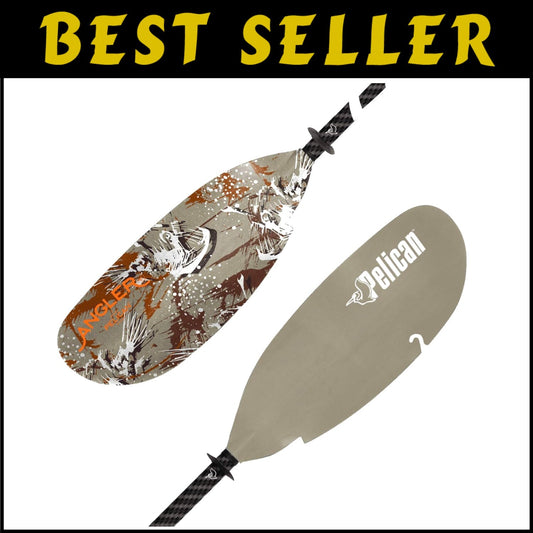 Adjustable Fiberglass Kayak Paddle with Retractable Hook - Perfect for Fishing