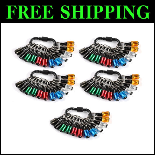 Ultimate 60pc Drill Bit Holder with Ball Bearing Locking Mechanism for Heavy Use