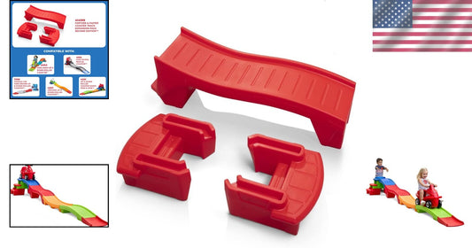 Farther & Faster 3ft Coaster Track Expansion Pack for Kids’ Roller Coaster Fun