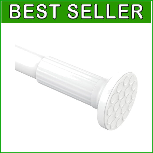 Multi-Purpose No-Drill Shower Tension Rod, 51-165 Inches - Safe for All Surfaces