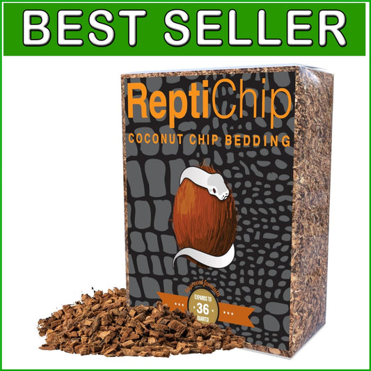 36 Quart Loose Coconut Chip Substrate for Healthy Snake and Tortoise Enclosures