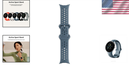 Breathable Silicone Pixel Watch Band - Moondust, Compatible with 41mm Models