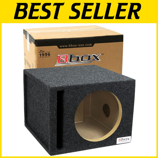 10-Inch Car Subwoofer Box - Airtight Enclosure with Bass Boost for Optimum Sound