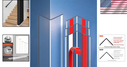 Durable Clear Corner Guards for Baby Safety - 4-Pack, 39.37'' Long Protection