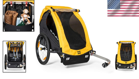 Bike-Only Trailer for 1 Child - Lightweight & Water-Resistant for All Weather