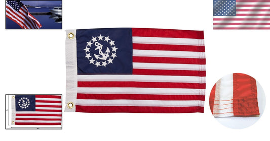 Durable Fade Resistant Boat Flag by Taylor Made - 24" x 36" - Handmade Quality