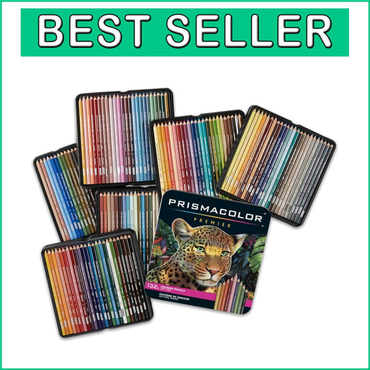 132 Count Assorted Colored Pencils with Smooth Application for Creative Hands