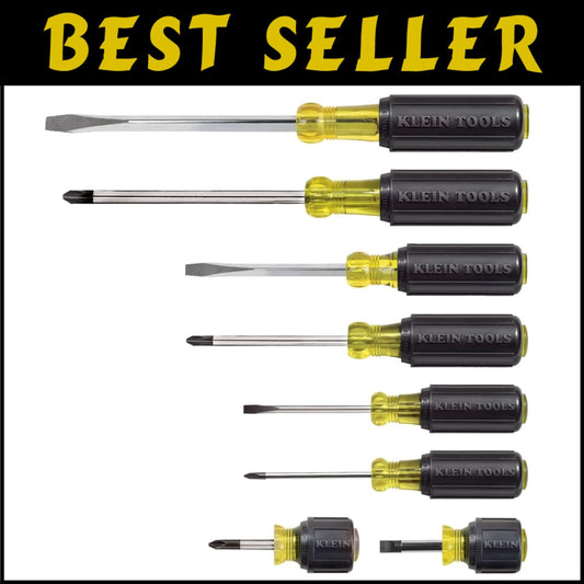 Versatile 8-Piece Screwdriver Set with Easy Identification for Home & Work