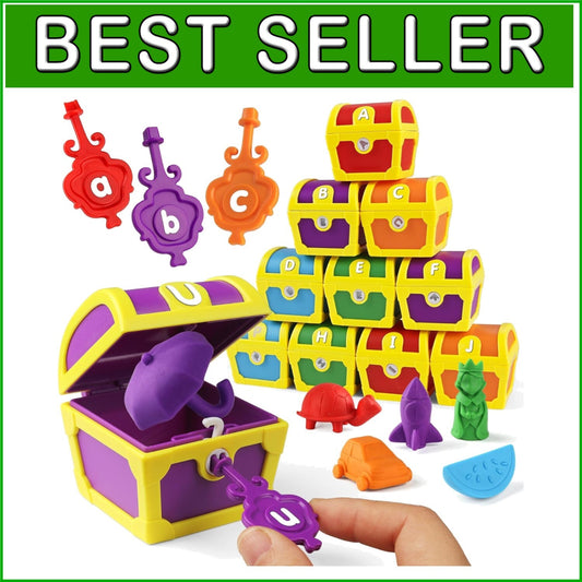 Colorful ABC Learning Treasure Boxes - Engaging Educational Games for Kids