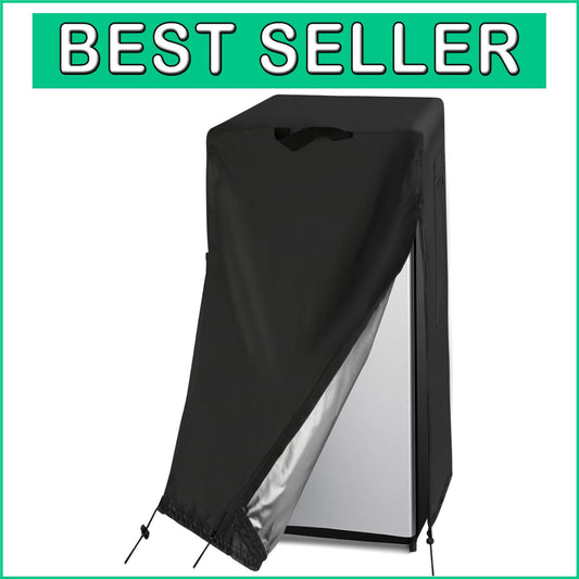 Durable Waterproof Refrigerator Cover - Dustproof and Fits Most Upright Freezers