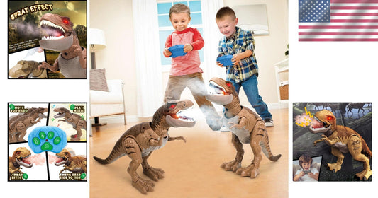 Durable Remote Control Dinosaur with Bonus Mini Dinosaurs - Great for Kids 3-7