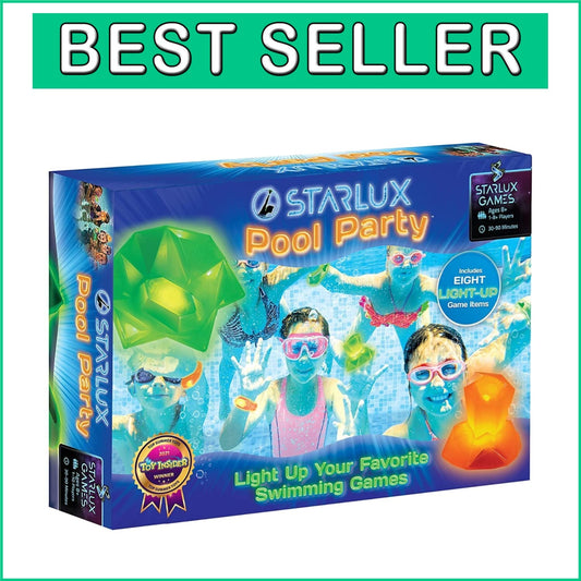 Waterproof Glow-in-the-Dark Pool Toy Set: 1-12 Players for Endless Fun