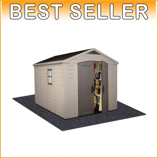 Eco-Friendly 8' x 6' Outdoor Carport Mat—Tear-Resistant & Easy Installation