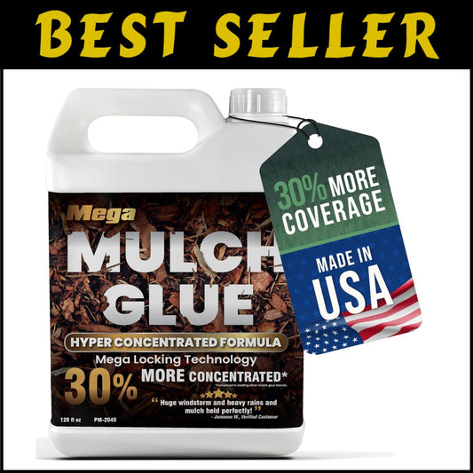 Fast-Drying Mulch & Gravel Glue - Long-Lasting Adhesive for Landscape Materials