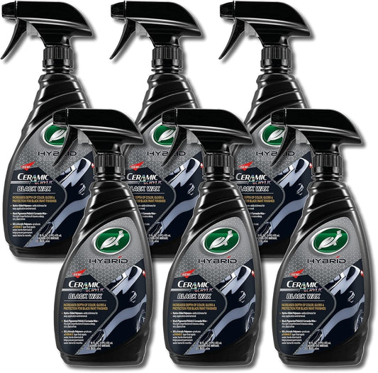 Restore & Protect Black Car Paint: Ceramic Infused Spray Wax, Easy Application