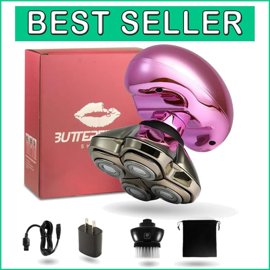 Water-Resistant Butterfly Kiss Pro Pink Shaver: For Smooth, Irritation-Free Skin