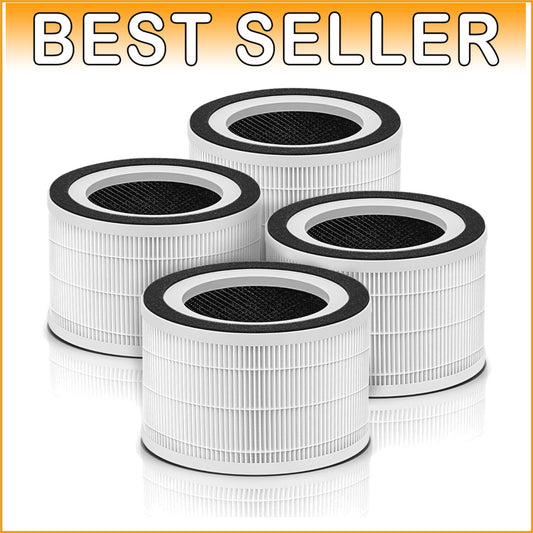 Air Purifier Replacement Filters Compatible with Afloia - 4-Pack, Easy Install