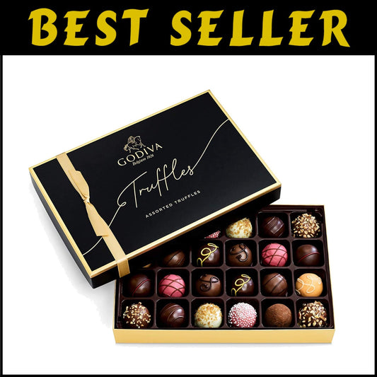 Gourmet Assorted Chocolate Truffle Gift Box - 24pc Elegance for Any Occasion