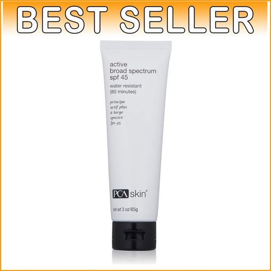 Water-Resistant SPF 45 Sunscreen Lotion - Oxybenzone-Free, Eco-Friendly Formula