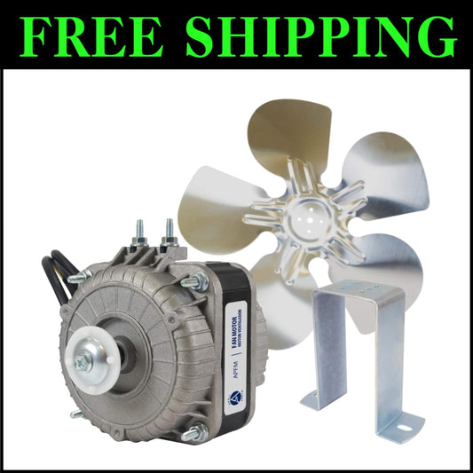 Versatile 16W Condenser/Evaporator Motor - 115V, Lightweight Copper Construction