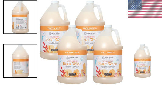Cruelty-Free Nourishing Body Wash with Tropical Coconut Mango - Gallon Refill