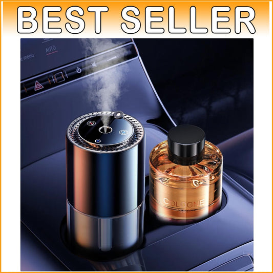 Quiet Car Air Freshener & Diffuser with Large Capacity - Pet-Friendly Fragrance