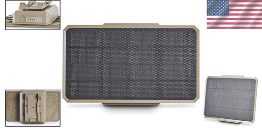 Durable Solar Power Pack - 3.4W with Adjustable Strap and Fast Recharge Features