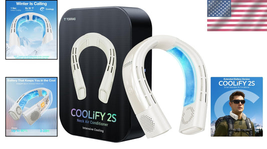 Personal Air Conditioner and Heater: Wearable, Stylish with 360-Degree Cooling