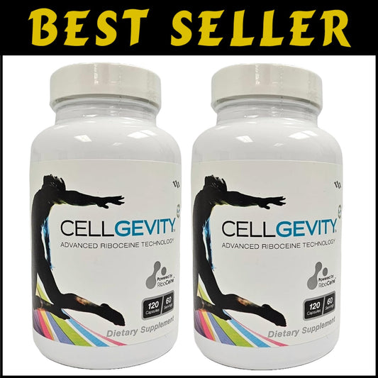 Clinically Proven RiboCeine Technology - 240 Vegetable Capsules for Wellness