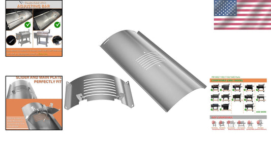 Universal Flame Broiler Replacement for Pit Boss Pellet Grills - Easy Install