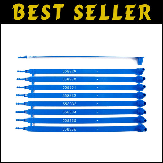 High-Quality Tamper-Proof Security Tags - 1000 PCS for Cargo Shipping Protection