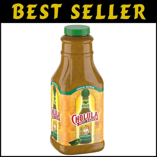 Bold 64 fl oz Green Pepper Hot Sauce - Elevate Your Dishes with Zesty Flavor