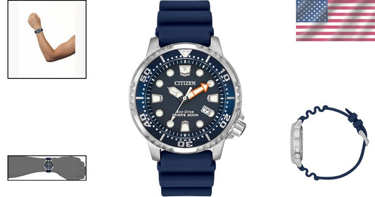 Eco-Drive Promaster Dive Watch - ISO Certified, Luminous & Water Resistant