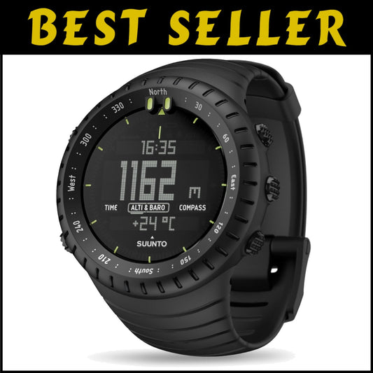 Durable Scandinavian Design Sports Watch with Altimeter & Temperature Tracker