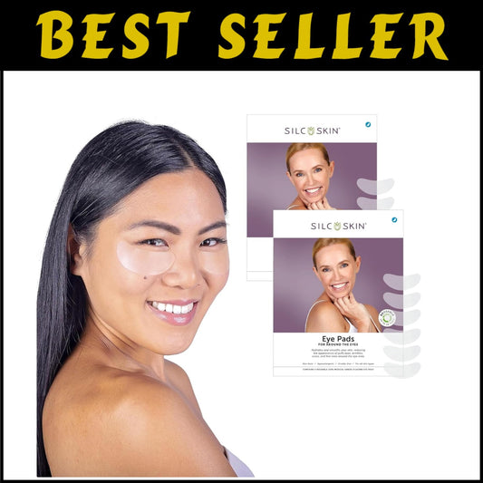 Medical-Grade Reusable Silicone Eye Pads for Puffiness & Fine Lines - 120 Days