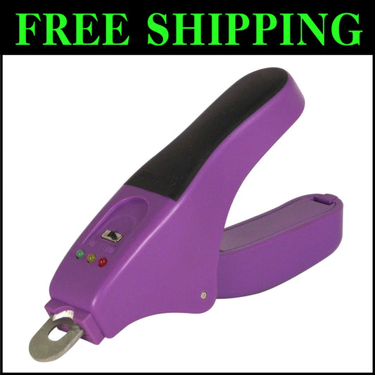 Lighted QuickSensor Dog Nail Clipper for Small Breeds - Safe & Easy Trimming